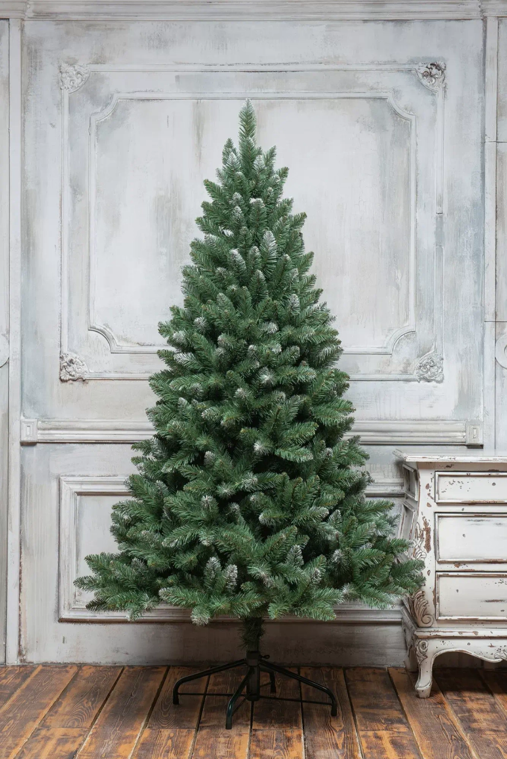 Искусственная елка Изящная заснеженная 150 см., мягкая хвоя, ЕлкиТорг (122150)