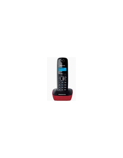 Panasonic KX-TG1611RUR (красный) (АОН, Caller ID,12 мелодий звонка,подсветка дисплея,поиск трубки)