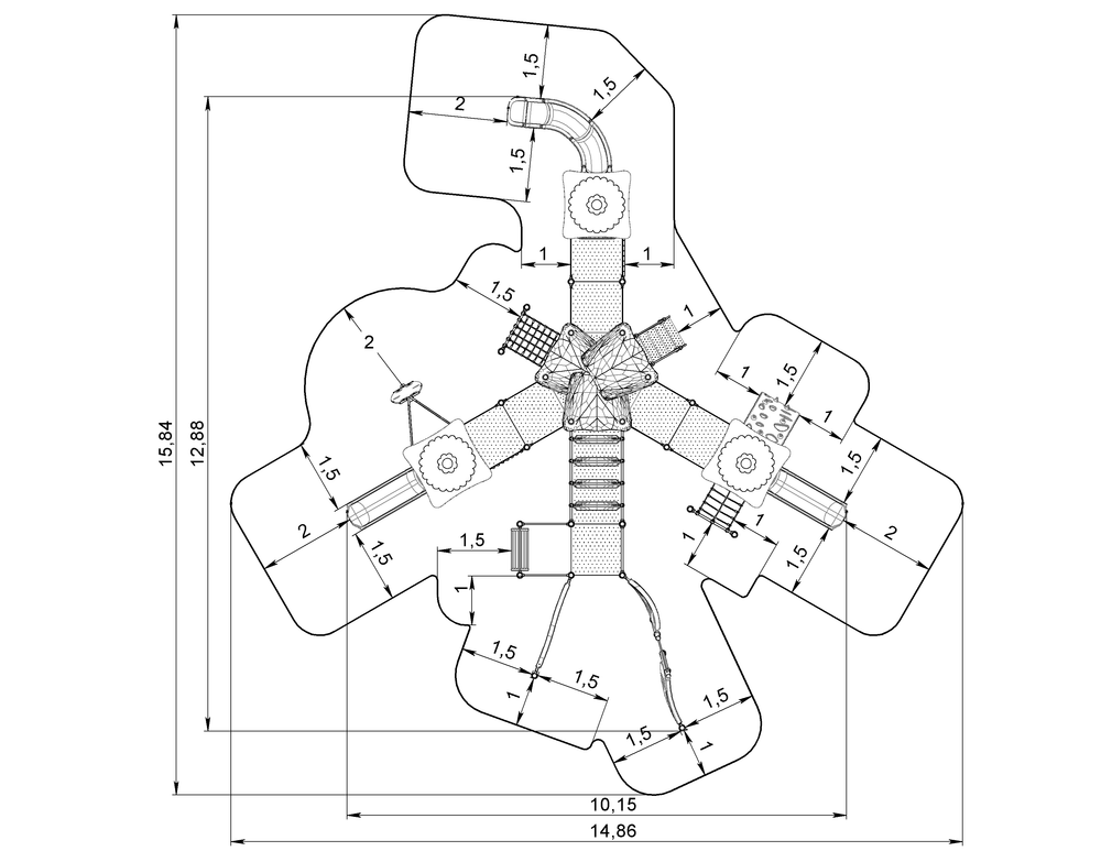 Детский городок Майорка ДГ050.4