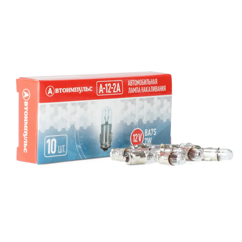 Автолампа накаливания T2W,12 В, 2 Вт, BA7S