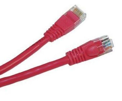 Патч-корд NIKOMAX, U/UTP 4 пары, Кат.5e PVC, красный, 0,15м - 10 шт
