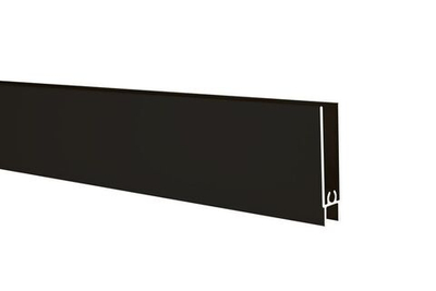 Рамка нижняя двери (5,9 м) Черный Soft Touch ПВХ