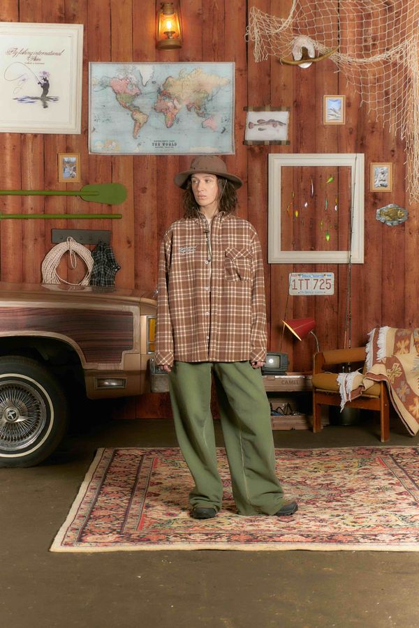Рубашка Human Flannel Brown - фото 7