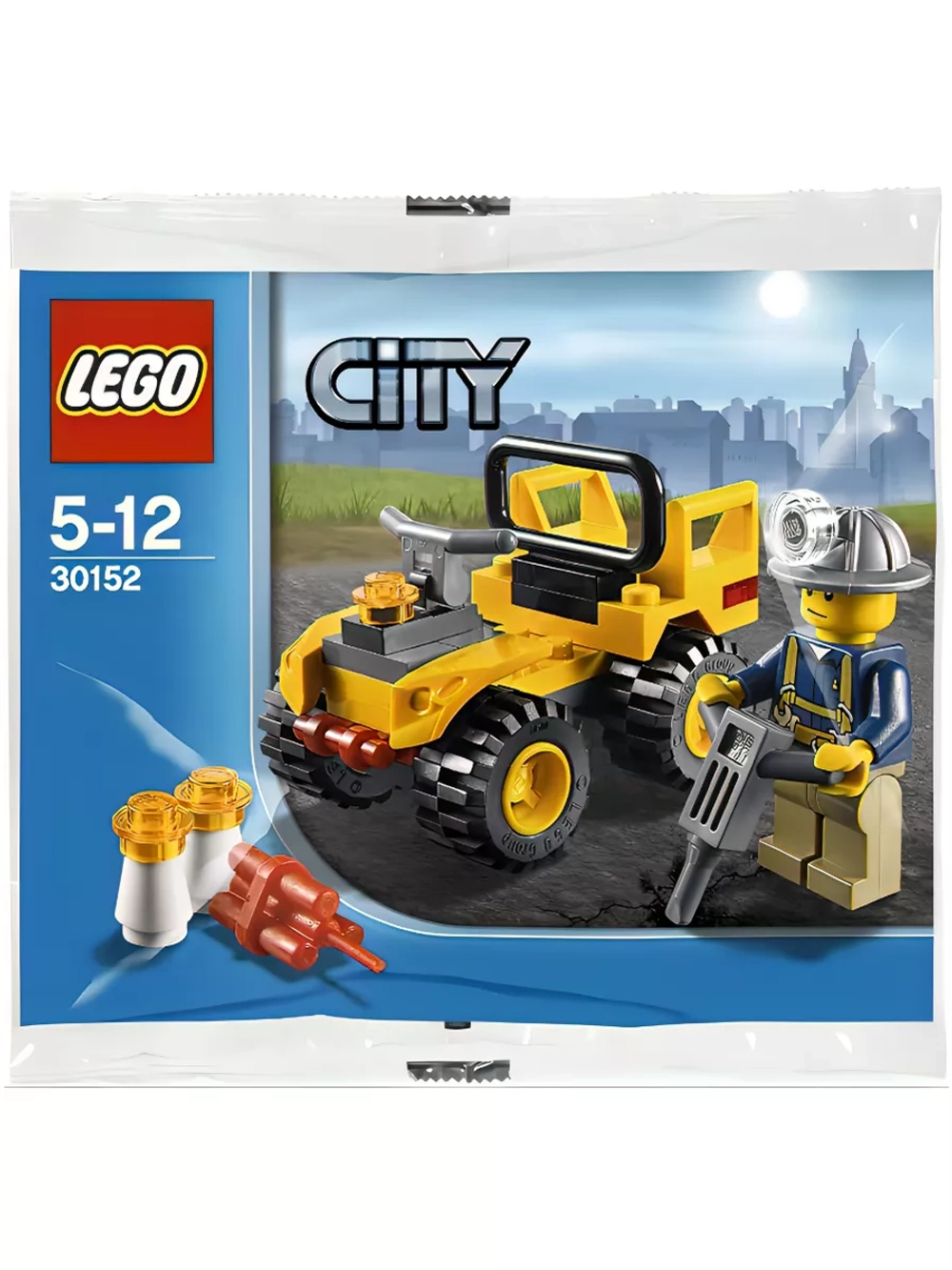 Lego 30152 City Квадроцикл шахты