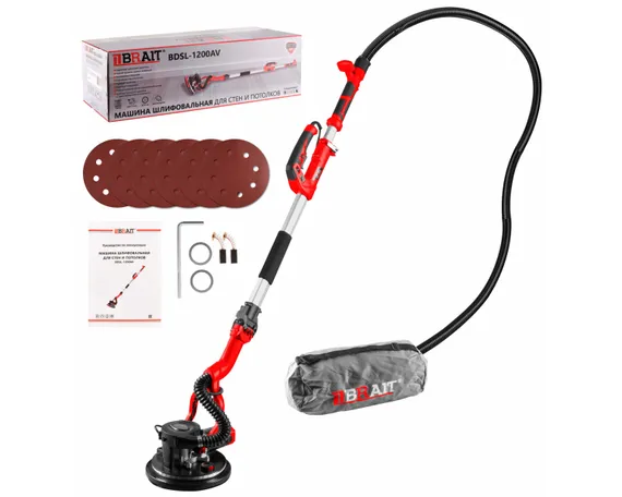Машина шлифовальная (для стен и потолков) BRAIT BDSL-1200AV