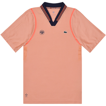 Мужское теннисное поло Lacoste Sport Roland Garros Edition Logo Polo Shirt - Оранжевый