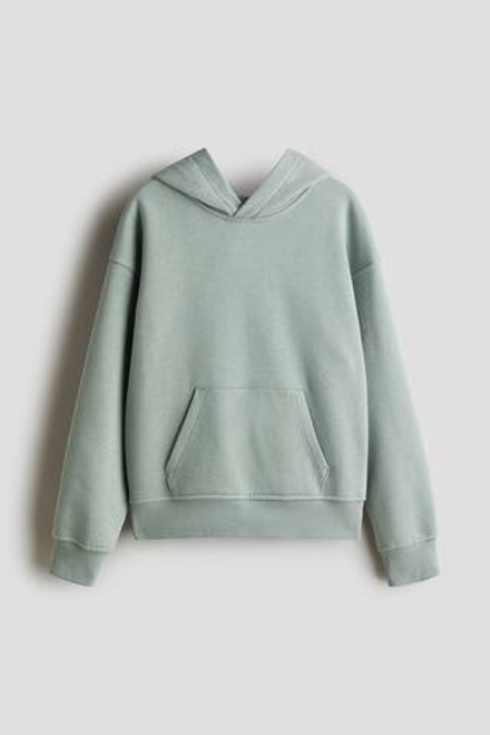 H&M Толстовка с капюшоном, пыльно-зеленый