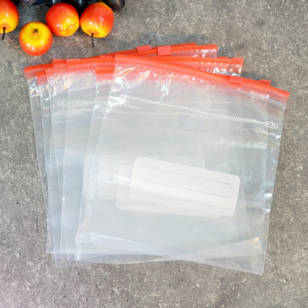 Пакет с замком-слайдером для заморозки 1л 7шт Master Chef