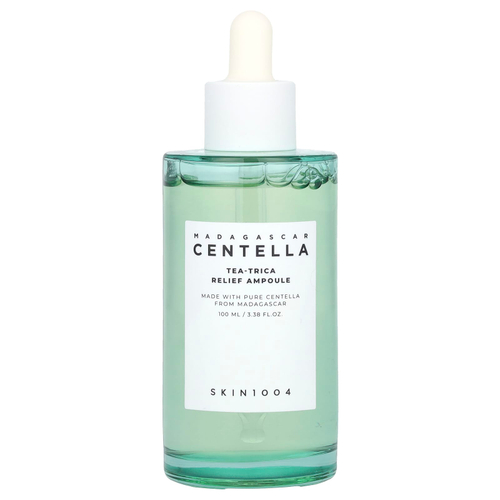 SKIN1004, Madagascar Centella, чайная трика, облегчение, ампула, 100 мл (3,38 жидк. унц.)