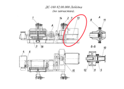 код 333330397 Двигатель 4АМУ200МЧУ2, N=37кВт п=1460 об/мин
