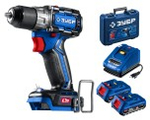 Дрель-шуруповерт аккумуляторная ЗУБР DB-50-22 КОМПАКТ #2 (2 АКБ, кейс)