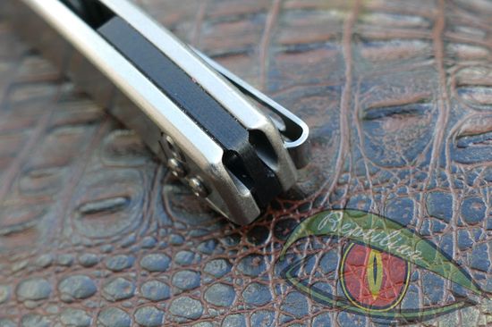 Складной нож REPTILIAN САРГАН-02 c клинком из стали D2, рукоять Stainless Steel