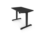 Регулируемый компьютерный стол Bazalt с регулировкой по высоте — столешница МДФ Черный