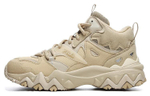 FILA Oakmont 2 Mid fabric retro thick-soled mid-top life casual shoes women's yellow cement