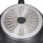 Сковорода алюминий, 24 см, антиприг, Daniks, Shoven, KI-JG2024, с крыш, индукц