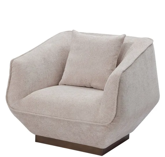 Кресло Crystal, серое