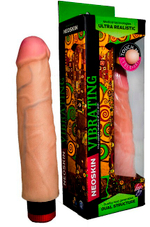 Реалистичный фаллоимитатор вибромассажёр Neoskin HUMAN FORM (21 см) (Цвет: телесный)