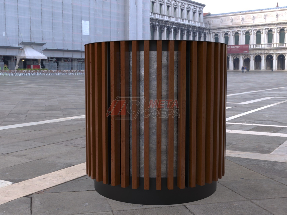 Вазон Барселона круглый