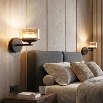 Бра 1*GX53 CL243311 черный/прозрачный/шампань ESPACE Citilux