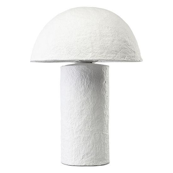 Лампа настольная texture sleek, D32x42 см, белая
