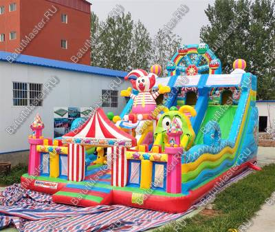 Коммерческий надувной батут "Парк развлечений 2" 12*7*7 м