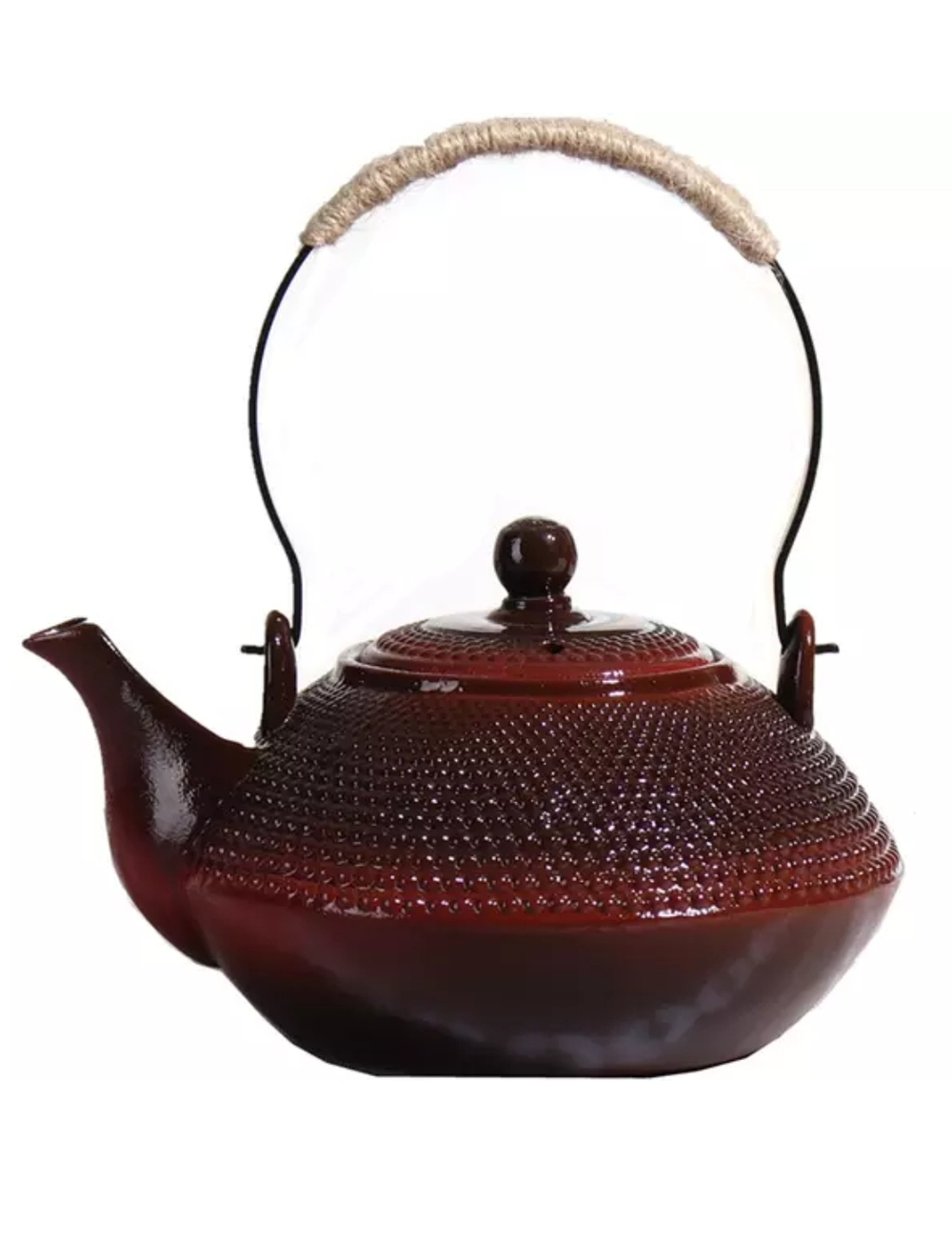 249018 Чайник 0,9л, красная глина