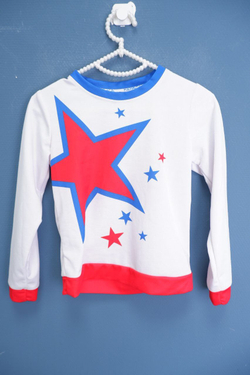 Джемпер со звездочками  на 10 лет