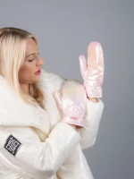 Варежки женские зимние непромокаемые болоньевые