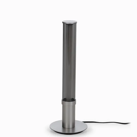 Настольный светильник Dumas 40 см, дымчатый, шампань