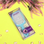 Расческа массажная «Magic Style», прямоугольная, цвет голубой, 20*8,3см