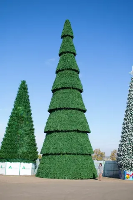 Уличная сосна сегментная Сибирская зеленая 22 м., каркасная, Леска, Green Trees (GT22SIBLES)