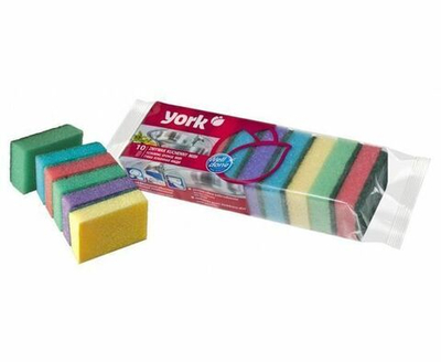 Губки для посуды "Йорк" MIDI 10 шт.