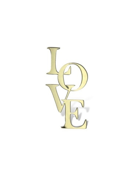 Топпер на торец вертикальный "LOVE"  10см, акрил 2мм