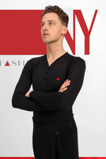 Лонгслив с 3мя пуговицами