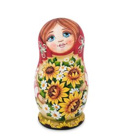 Народные промыслы МР-16/35-A Матрешка 5м «Мария с подсолнухами» бол.