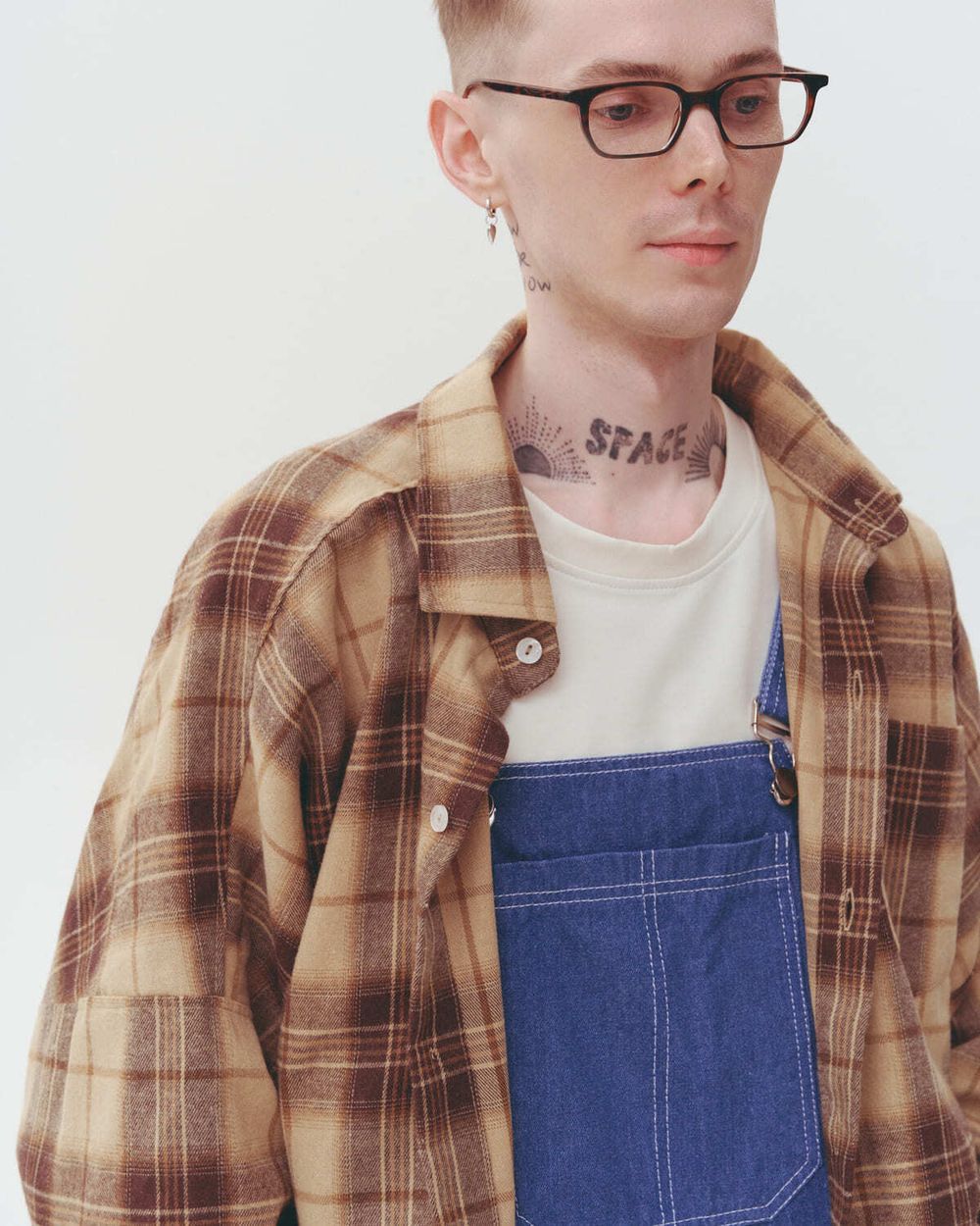 Купить Рубашка One Two Cowboy Shirt бежевая Рубашка One Two Cowboy Shirt бежевая