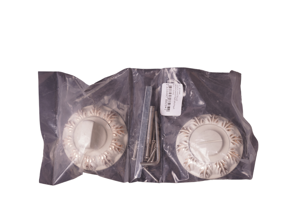 ЗАМОК KASTELLO МЕЖКОМНАТНЫЙ КРУГЛЫЙ RW-1 IW/PB