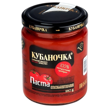 БОНУС Паста томатная Кубаночка 280 гр