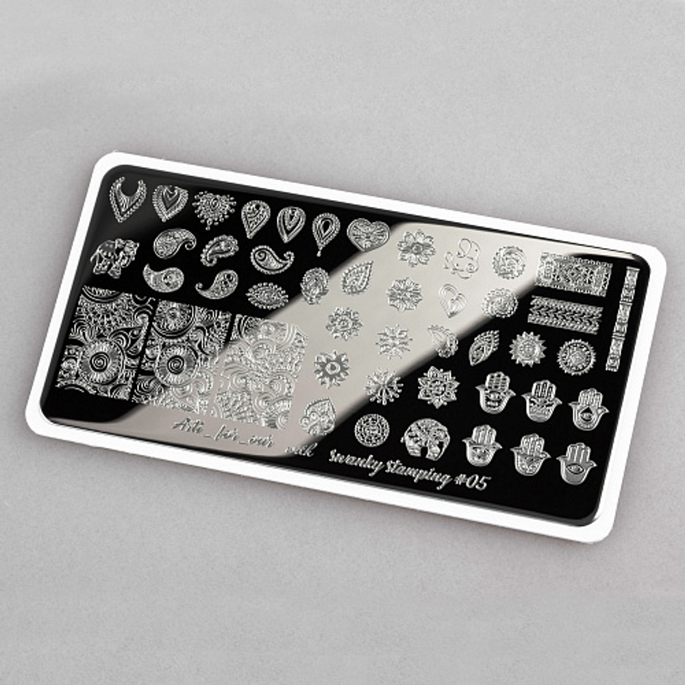Пластина Arti for you with Swanky Stamping 05