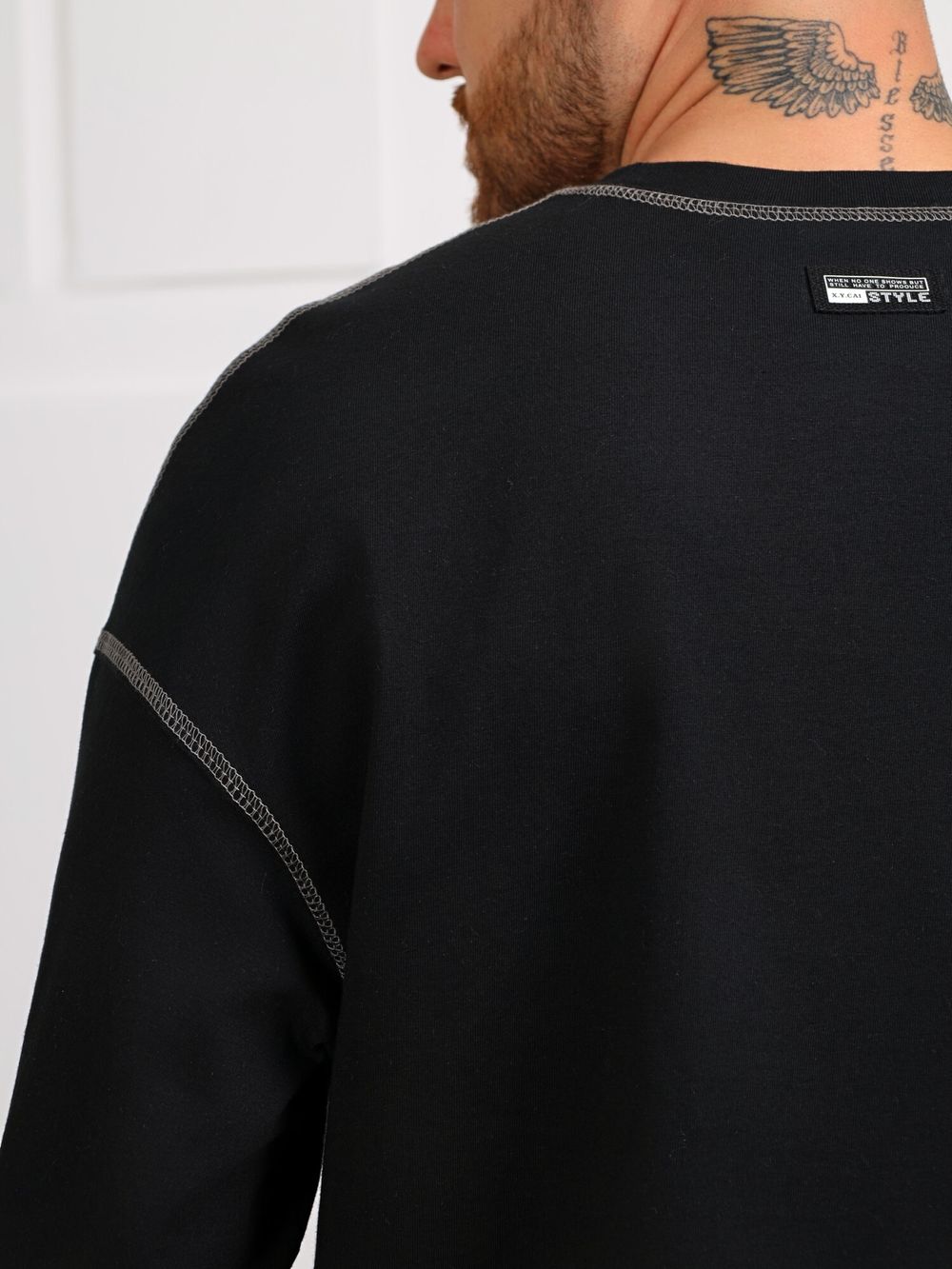 Джемпер мужской Генри-3 Виотекс ЧЁРНЫЙ