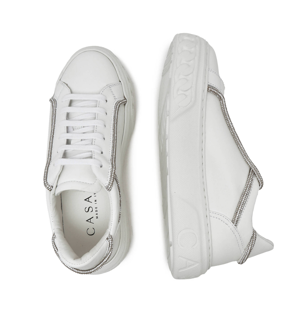 Кожаные кроссовки off road Casadei - белый(2X920Z0201C1867)