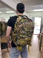 Тактический городской рюкзак с металлической ручкой 30-35л / мультикам