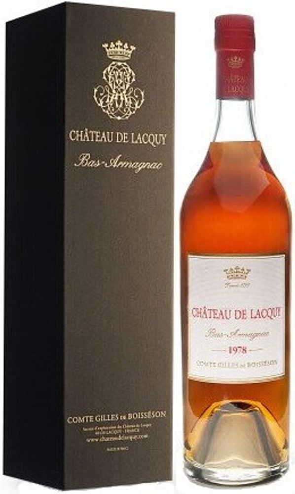 Chateau de Lacquy, Bas-Armagnac 1978 in gift box