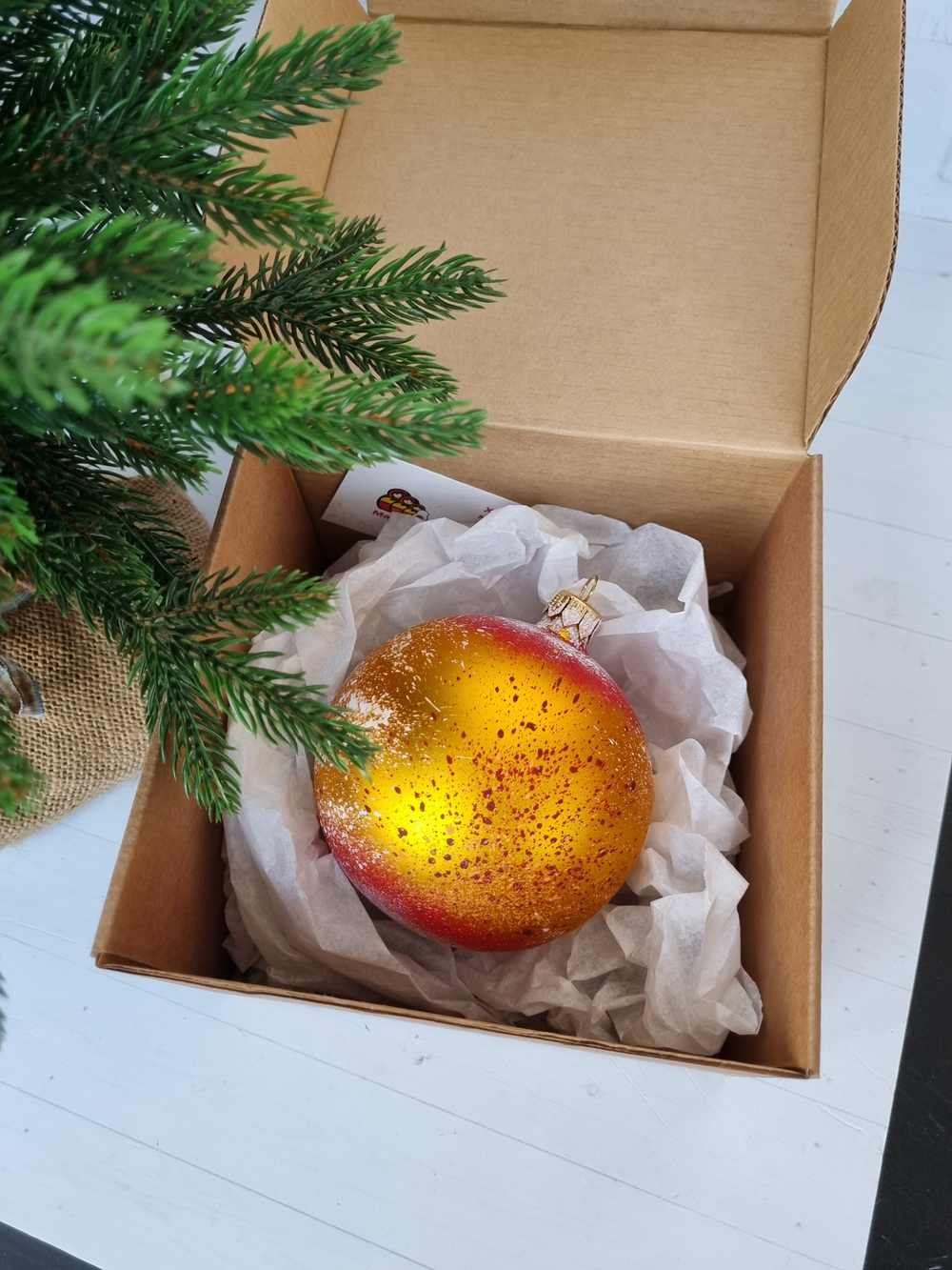 Шар стеклянный "Исакиевский собор",  ручная роспись