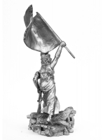 Оловянная миниатюра Свобода на баррикадах