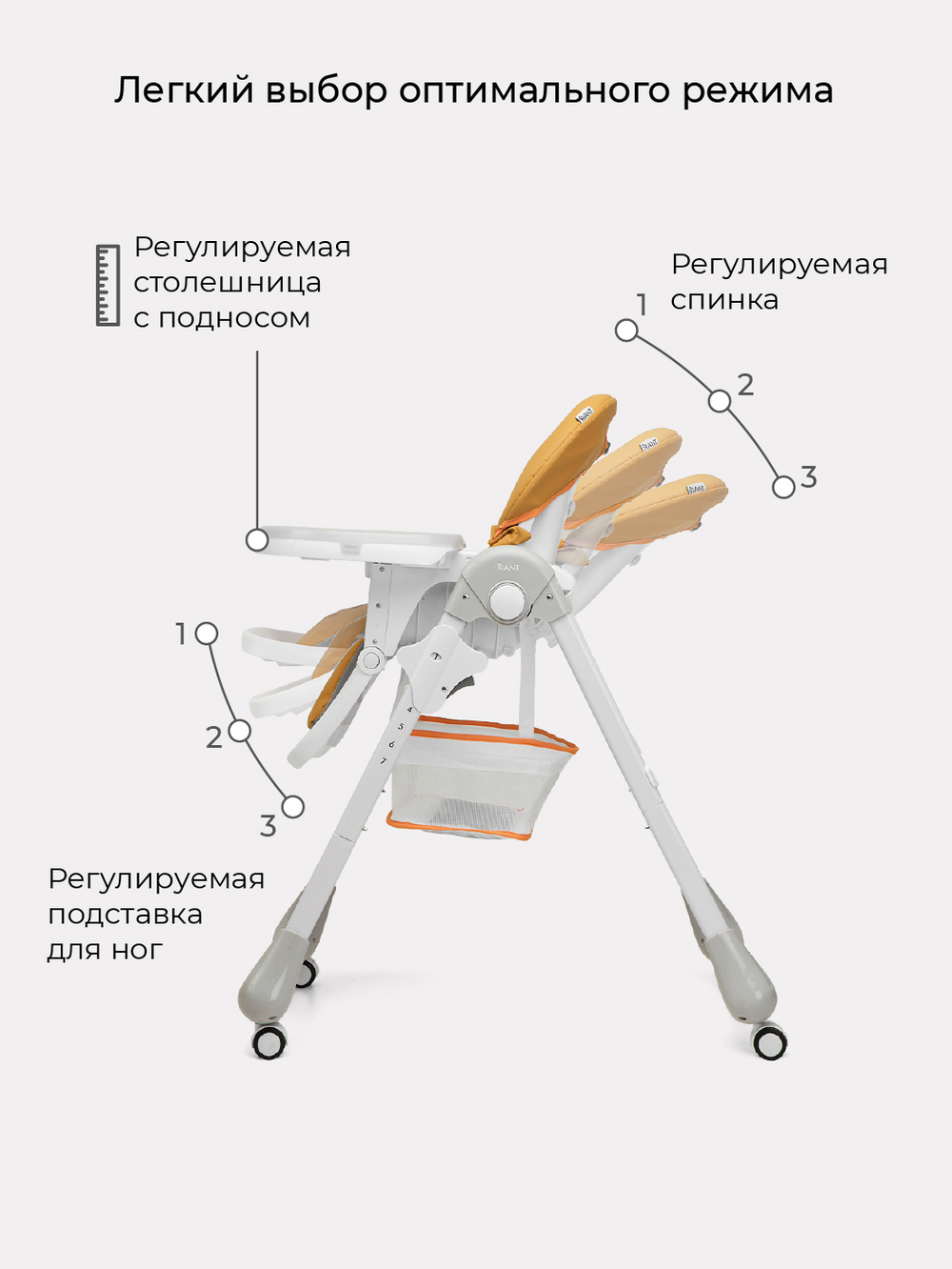 Стол-стул "CREAM" RH302 Desert Beige