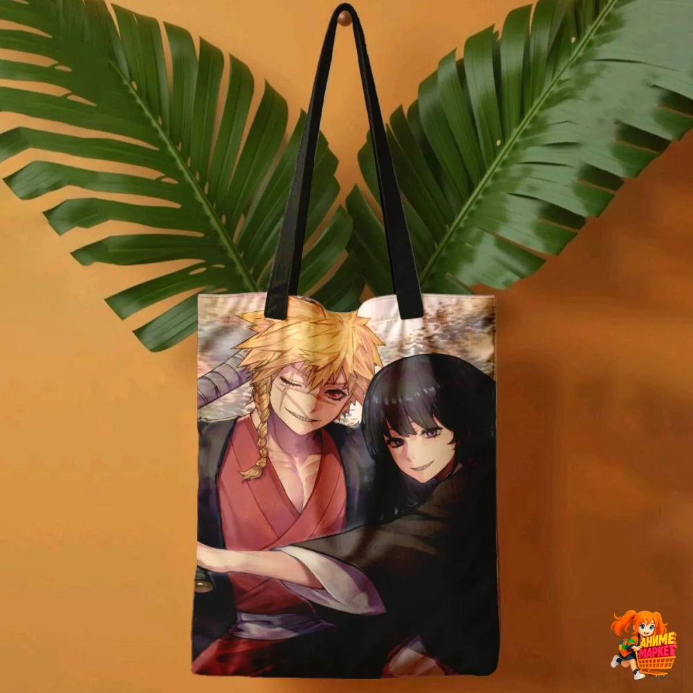 Сумка шоппер с принтом Адский Рай