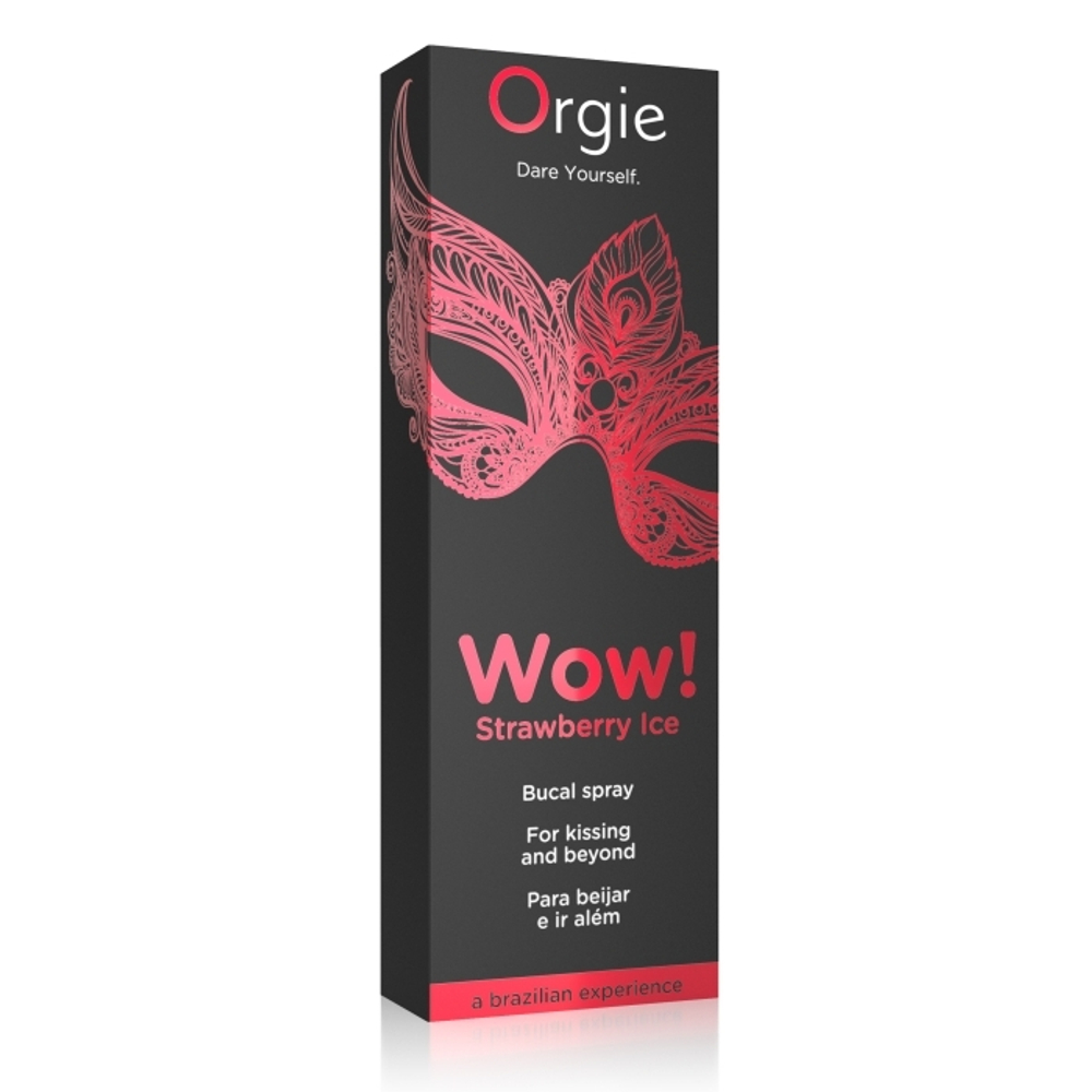 Стимулирующий спрей для оральных ласк Orgie Wow! Strawberry Ice Bucal Spray, 10 мл