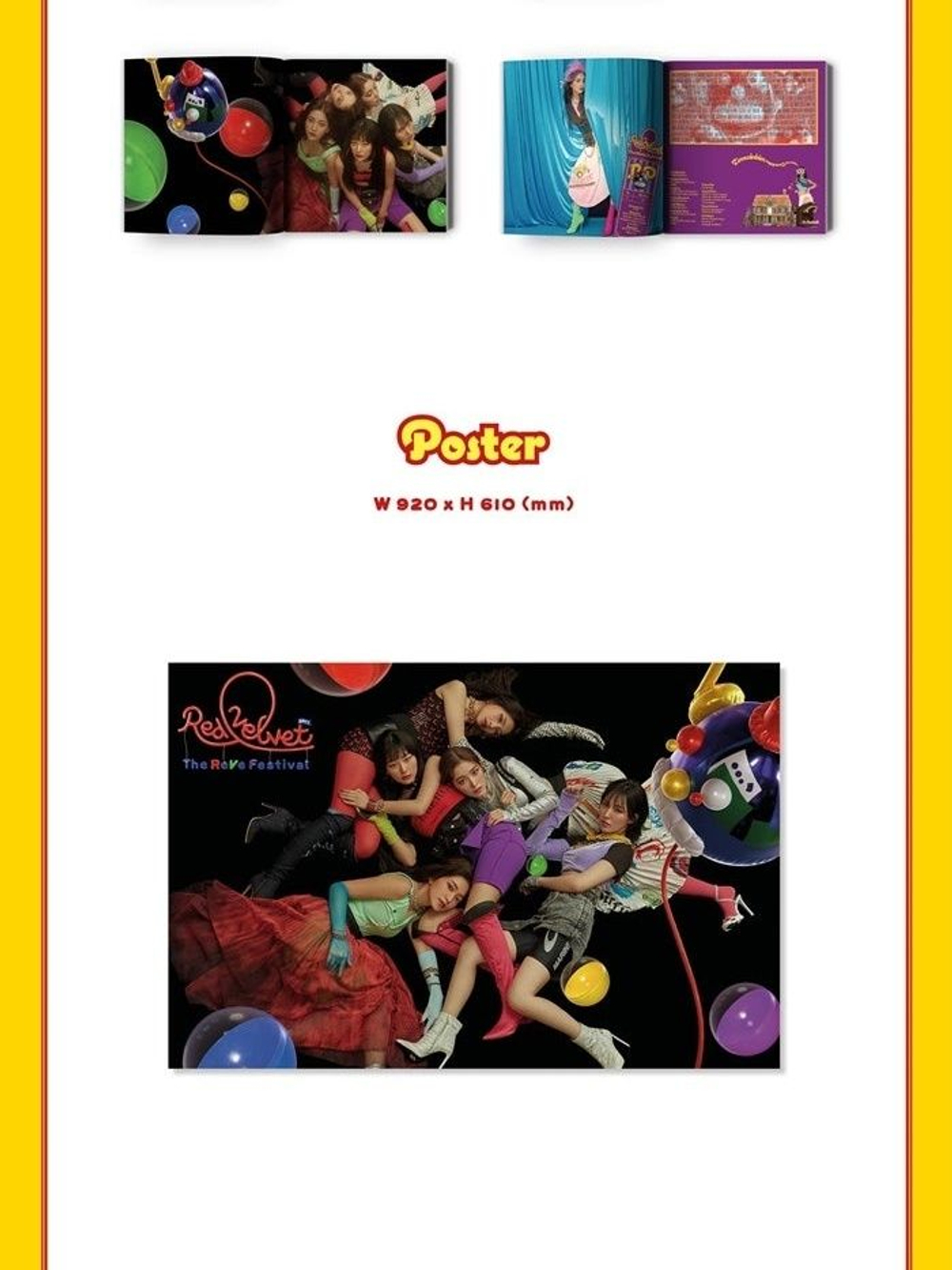 Альбом Red Velvet - The Reve Festival Day 1 6th Mini Album 5 Version SET