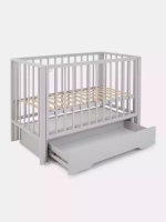 Кровать детская 120*60 RANT "BERGEN" (арт.770) универ маят/ящ Rosy Grey